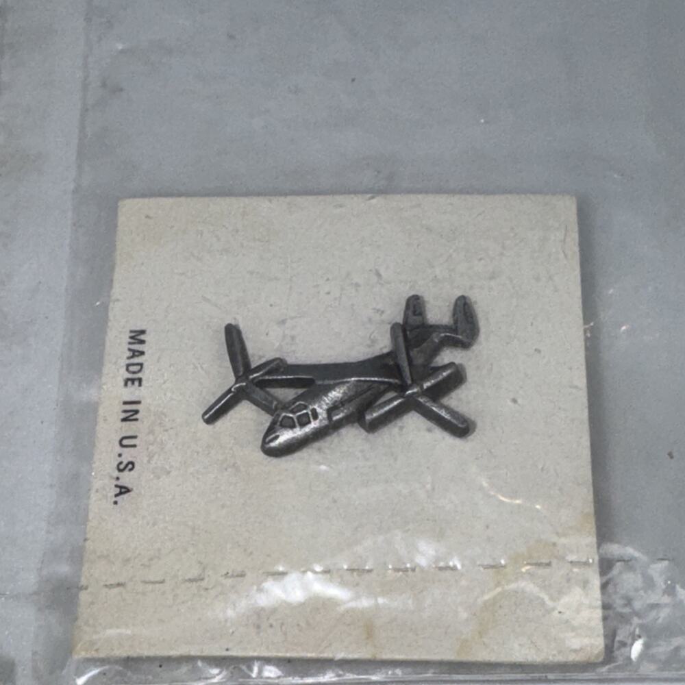 Vintage Bell Helicopter Boeing V-22 Osprey Lapel Pin Made in USA, 7/8” NIP